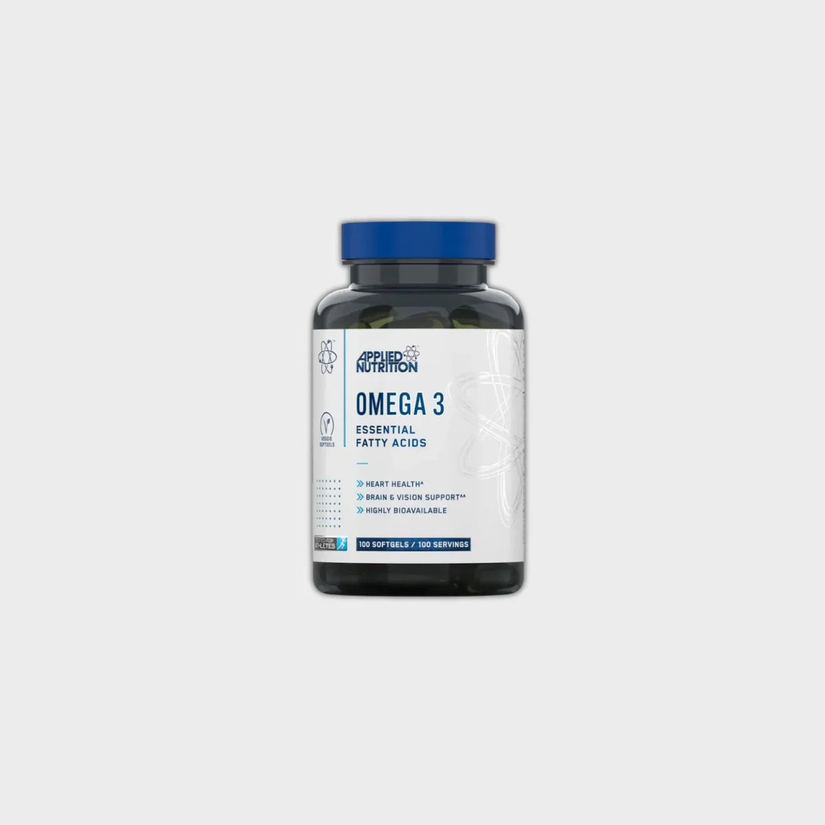 Applied Nutrition Omega 3 essential fatty acids softgels for heart, brain & vision support