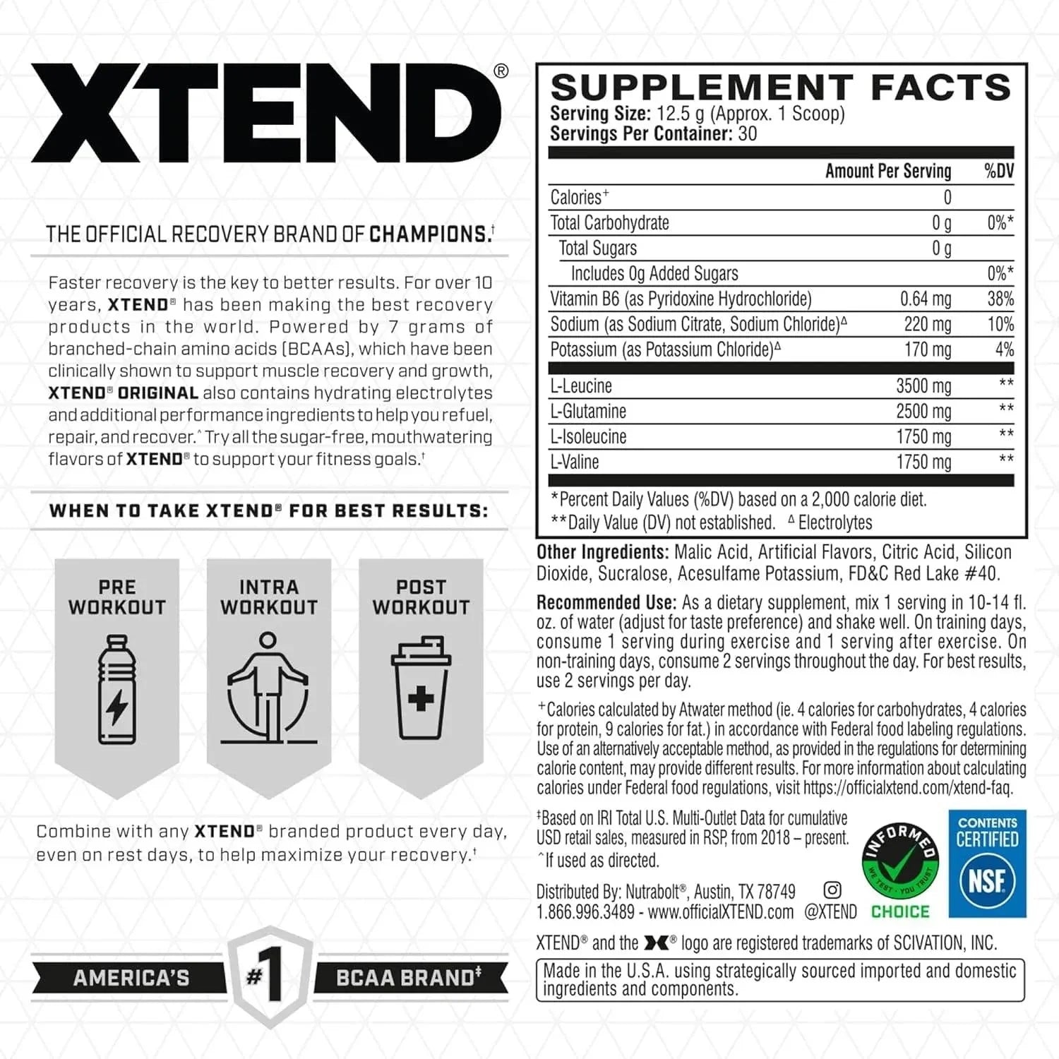 Original BCAA - Cherry Nutrition